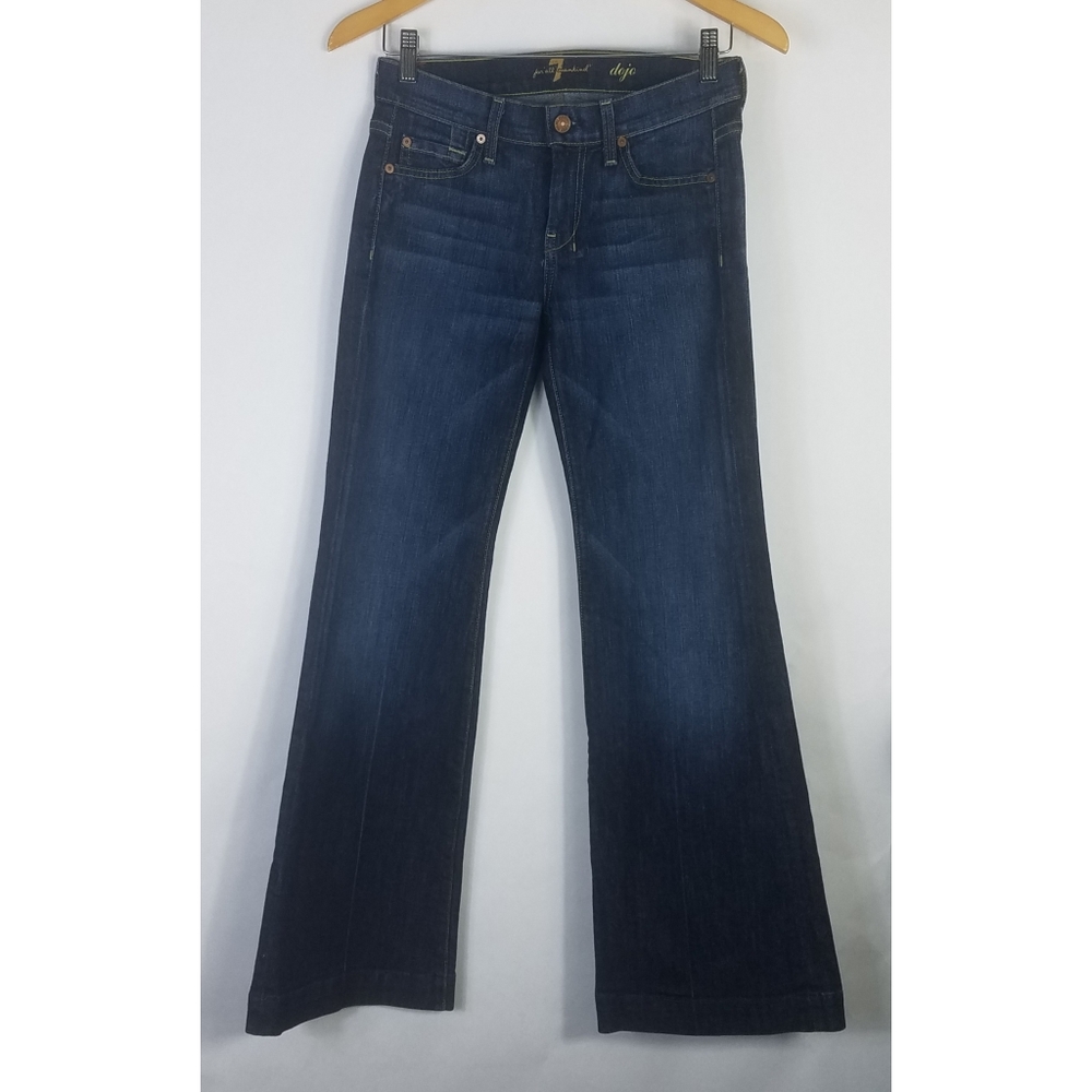 7 For All Mankind Dojo Flare Jeans Size 25